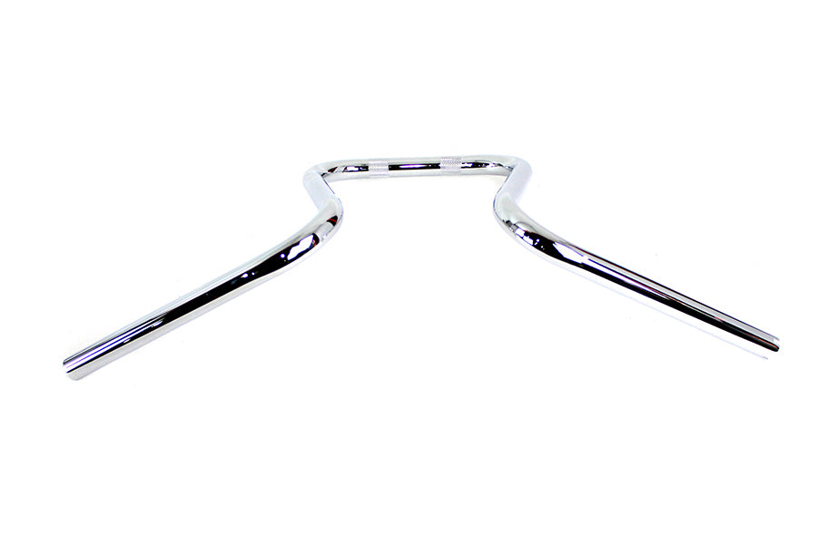 HARLEY Chrome 1 inch Loopy Handlebar with Indents fits 1982-UP XL, 1991-2017 FXD, 1975-1985 FX, 1975-1985 FX,