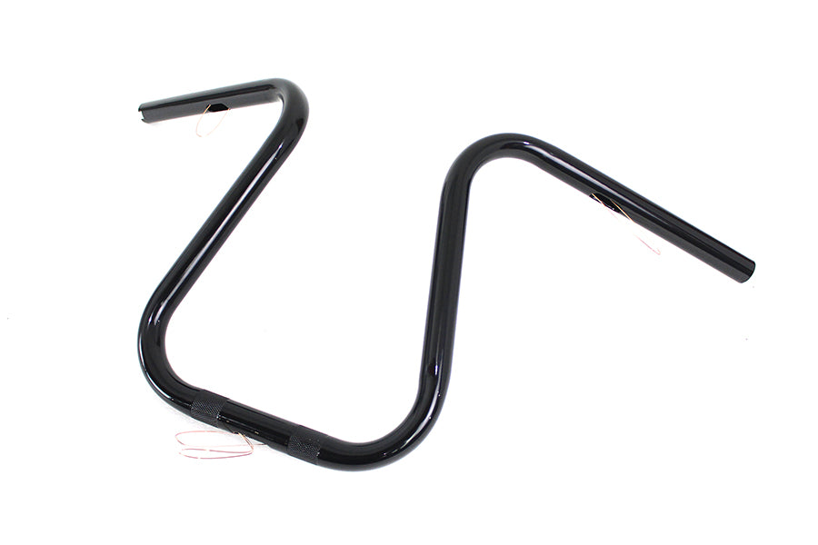 HARLEY Black 1 inch Loopy Handlebar with Indents fits 1982-UP XL, 1991-2017 FXD, 1975-1985 FX, 1975-1985 FX,