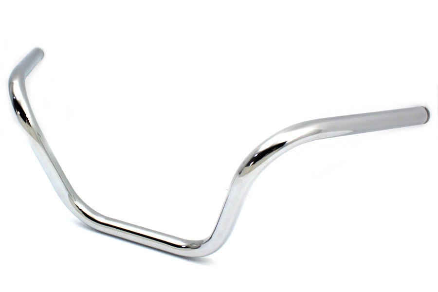 HARLEY 8 inch Buckhorn Handlebar without Indents fits 1974-1981 FL, 1974-1981 FX, 1974-1981 XL,