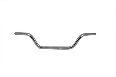 HARLEY 4 inch Buckhorn Handlebar with Indents fits 1982-1984 FL, 1982-1984 FX, 1982-UP XL, 1986-2017 FLST, 1984-2017 FXST, 1982-1994 FXR,