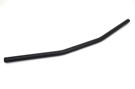 HARLEY Black 1 inch Drag Handlebar without Indents Fits 1974-1981 FL, 1974-1981 FX, 1974-1981 XL