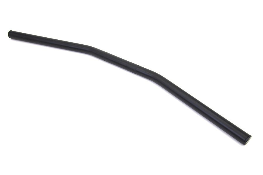 HARLEY Black 1 inch Drag Handlebar without Indents fits 1974-1981 FL, 1974-1981 FX, 1974-1981 XL,