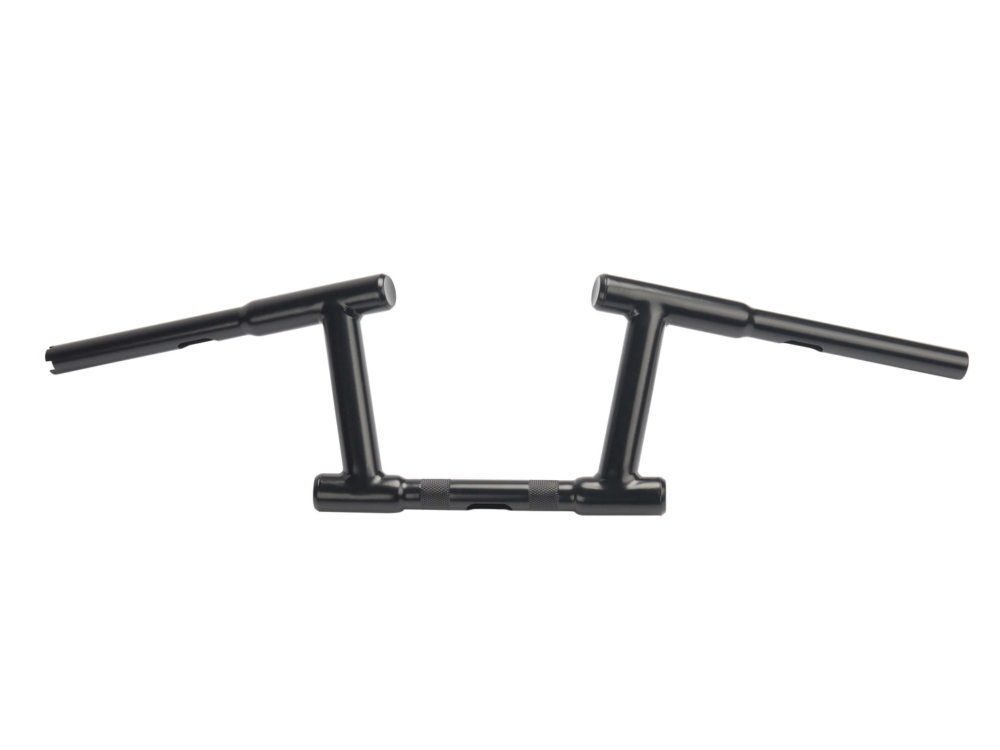 HARLEY 6 inch Z-Bar Racing Handlebar with Indents Black fits 1982-1984 FL, 1982-1984 FX, 1982-UP XL, 1986-2017 FLST, 1984-2017 FXST, 1982-1