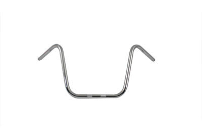 HARLEY 14 inch Ape Hanger Handlebar with Indents Chrome fits 1982-1984 FL, 1982-1984 FX, 1982-UP XL, 1986-2017 FLST, 1984-2017 FXST, 1982-1
