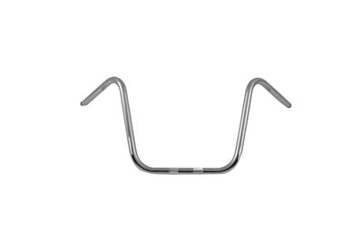 HARLEY 14 inch Ape Hanger Handlebar with Indents Chrome fits 1982-1984 FL, 1982-1984 FX, 1982-UP XL, 1986-2017 FLST, 1984-2017 FXST, 1982-1