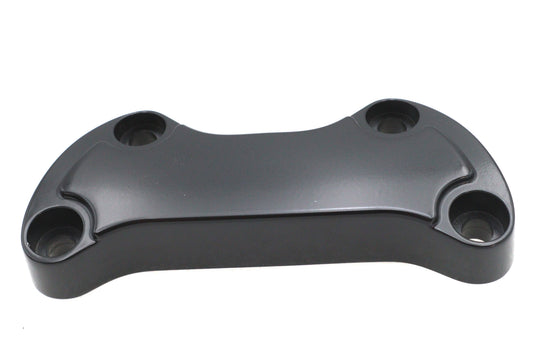 HARLEY Black Smooth Handlebar Clamp Cover Fits 1999-UP FL, 1999-UP FX,