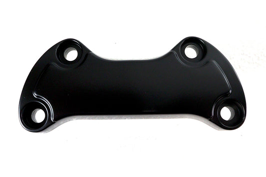 HARLEY Black Smooth Handlebar Clamp Cover with Skirt Fits 1999-UP FX, 1999-UP FL,