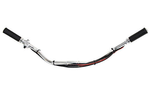 HARLEY 4 inch Chrome Handlebar Assembly Fits 1949-1953 FL,