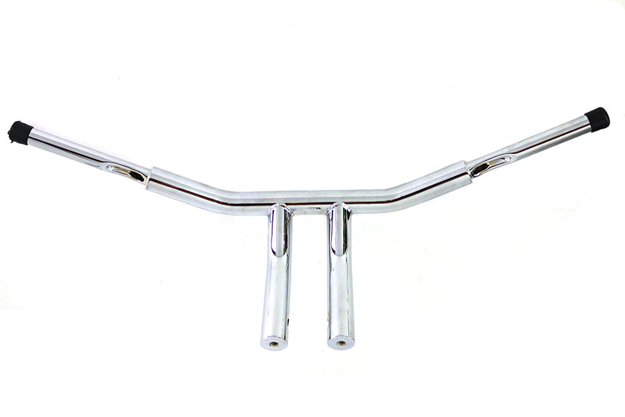 HARLEY 8 inch Fatster 'T' Handlebar with Indents fits 1982-1984 FL, 1982-1984 FX, 1982-UP XL, 1986-2017 FLST, 1981-2017 FXST, 1982-1994 FXR