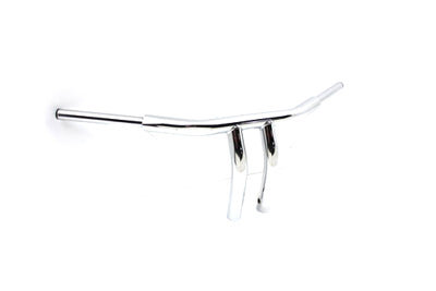 HARLEY 10 inch Fatster 'T' Handlebar with Indents fits 1982-1984 FL, 1982-1984 FX, 1982-UP XL, 1986-2017 FLST, 1984-2017 FXST, 1982-1994 FX