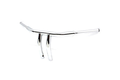 HARLEY 10 inch Fatster 'T' Handlebar with Indents fits 1982-1984 FL, 1982-1984 FX, 1982-UP XL, 1986-2017 FLST, 1984-2017 FXST, 1982-1994 FX