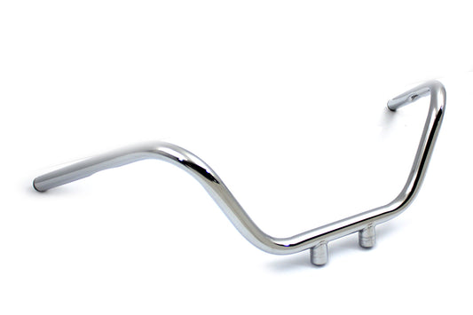 HARLEY 1 inch Flat Track Handlebar with Indents fits 1982-1984 FL, 1982-1984 FX, 1982-UP XL, 1986-2017 FLST, 1984-2017 FXST, 1982-1994 FXR,