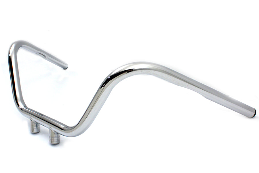 HARLEY 1 inch Flat Track Handlebar with Indents fits 1982-1984 FL, 1982-1984 FX, 1982-UP XL, 1986-2017 FLST, 1984-2017 FXST, 1982-1994 FXR,