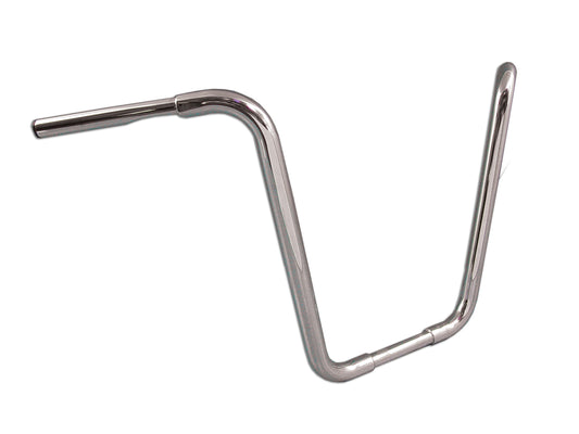 HARLEY 18 inch Buffalo Ape Hanger Handlebar with Indents Chrome fits 1982-1984 FL, 1982-1984 FX, 1982-UP XL, 1986-2017 FLST, 1984-2017 FXST,