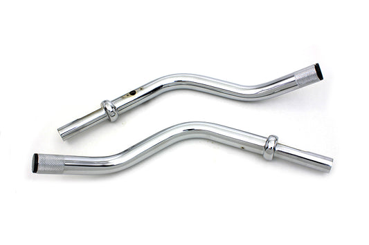HARLEY 3-1/2 inch Replica Glide Buckhorn Handlebar without Indents Fits 1960-1964 FL,