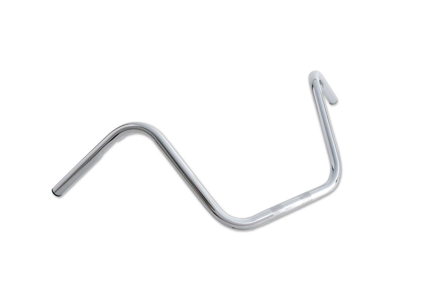HARLEY 12 inch Ape Hanger Handlebars with Indents Chrome fits 1982-1984 FL, 1982-1984 FX, 1982-UP XL, 1986-2017 FLST, 1984-2017 FXST, 1982-