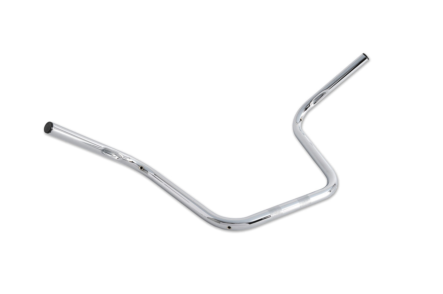 HARLEY 12 inch Ape Hanger Handlebars with Indents Chrome fits 1982-1984 FL, 1982-1984 FX, 1982-UP XL, 1986-2017 FLST, 1984-2017 FXST, 1982-