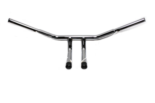 HARLEY 8-1/2 inch Buffalo 'T' Handlebar with Indents Fits 1974-1981 FL, 1974-1981 FX, 1974-1981