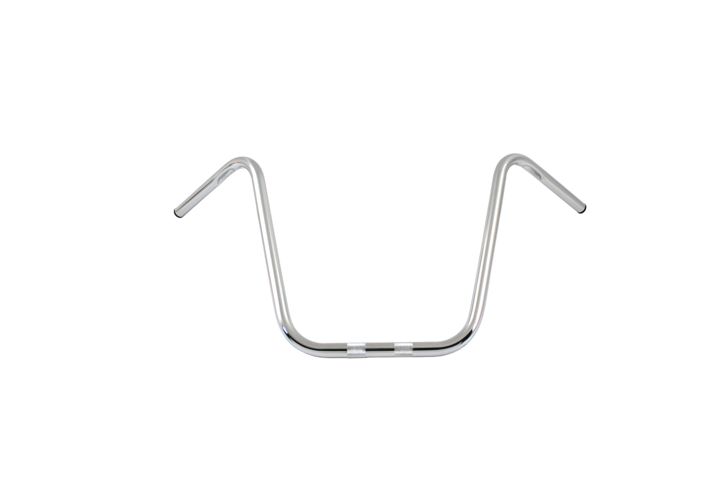 HARLEY 16 inch Ape Hanger Handlebar with Indents Chrome fits 1982-1984 FL, 1982-1984 FX, 1982-UP XL, 1984-2017 FXST, 1986-2017 FLST, 1982-1