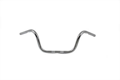 HARLEY 8 inch Ape Hanger Handlebar with Indents Chrome fits 1982-1984 FL, 1982-1984 FX, 1982-UP XL, 1986-2017 FLST, 1984-2017 FXST, 1982-19