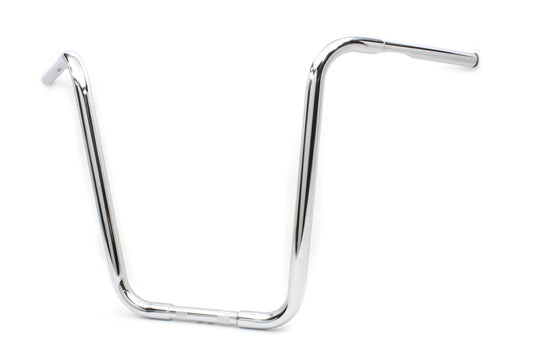 HARLEY 20 inch Buffalo Ape Hanger Handlebar with Indents Chrome fits 1982-1984 FL, 1982-1984 FX, 1982-UP XL, 1986-2017 FLST, 1984-2017 FXST,