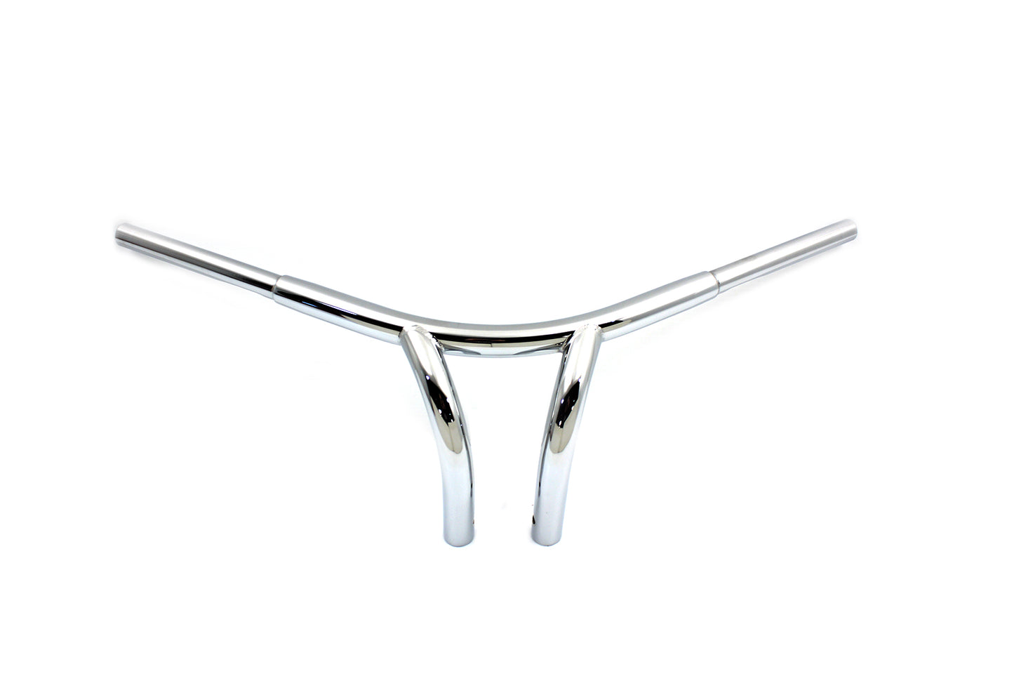 HARLEY 8-1/2 inch Curved Riser Bar Handlebar with Indents fits 1982-1984 FL, 1982-1984 FX, 1982-UP XL, 1986-2017 FLST, 1984-2017 FXST, 1982