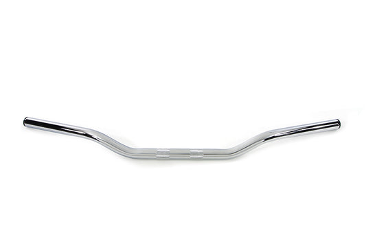 HARLEY 2 inch Drag Bar Handlebar with Indents fits 1982-1984 FL, 1982-1984 FX, 1982-UP XL, 1986-2017 FLST, 1984-2017 FXST, 1982-1994 FXR,