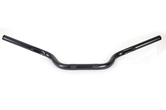 HARLEY 1 inch Super Bar Handlebar with Indents Black Fits 1982-1984 FL, 1982-1984 FX, 1982-UP XL
