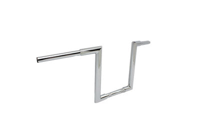 HARLEY 11 inch Fatty 'Z' Bar Handlebar without Indents Chrome Fits 1974-1981 FL, 1974-1981 FX, 1