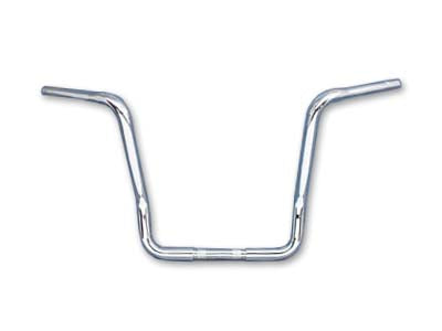 HARLEY 16 inch Bagger Handlebar with Indents Chrome fits 1982-1984 FL, 1982-1984 FX, 1982-UP XL, 1986-2017 FLST, 1984-2017 FXST, 1982-1994