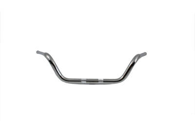 HARLEY 5-1/2 inch Replica Handlebar with Indents Chrome fits 0- Custom, application for use with 1-1/4 risers"