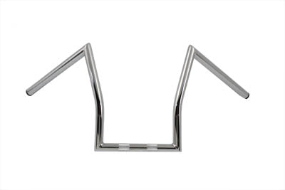 HARLEY 11 inch Lazy Z Handlebar Chrome fits 1982-1984 FL, 1982-1984 FX, 1982-UP XL, 1986-2017 FLST, 1984-2017 FXST, 1982-1984 FXR, 1985-1
