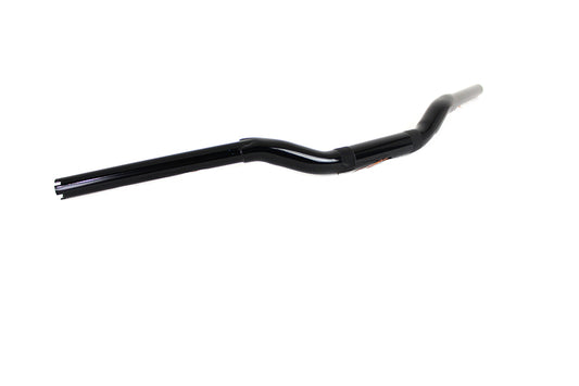 HARLEY 2 inch Drag Handlebar without Indents Black fits 1982-1984 FL, 1982-1984 FX, 1982-UP XL, 1986-2017 FLST, 1984-2017 FXST, 1982-1994 F