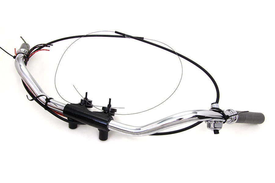 HARLEY FLH Two Piece Handlebar Assembly Kit fits 1960-1965 FL, 1958-1964 G,