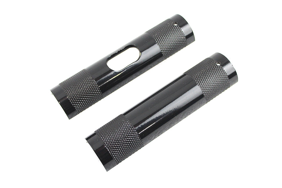 HARLEY 1-1/4 inch Handlebar Riser Adapter Sleeve Spacer Set Black fits 0- Custom, application