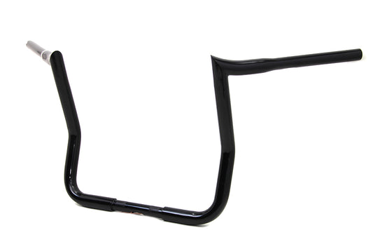 HARLEY 15 inch Ape Handlebar without Indents Black Fits 2007-2015 FLT,
