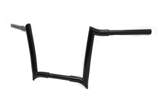 HARLEY 12 inch Ape Handlebar without Indents Black Fits 2008-2013 FLT,