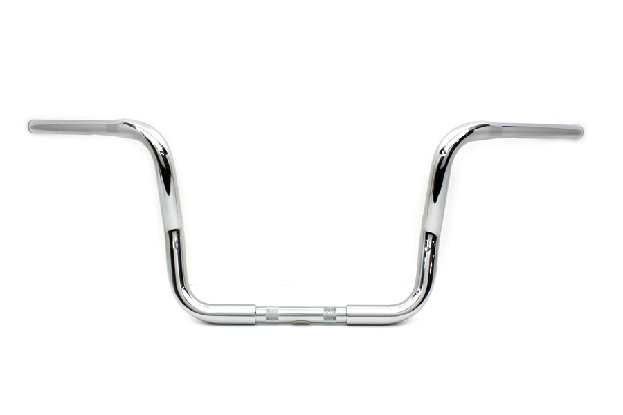 HARLEY 12 inch Bagger Handlebar with Indents fits 1980-2007 FLT, 1980-2007 FLT,