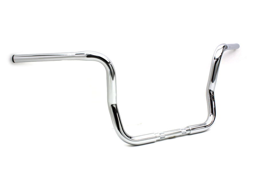 HARLEY 12 inch Bagger Handlebar with Indents fits 1980-2007 FLT, 1980-2007 FLT,