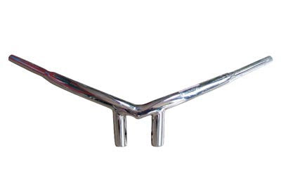 HARLEY V-Bar Handlebar with Indents fits 1982-1984 FL, 1982-1984 FX, 1982-UP XL, 1986-2017 FLST, 1984-2017 FXST, 1982-1994 FXR, 1982-1994 FXR, 1991-UP FLT,