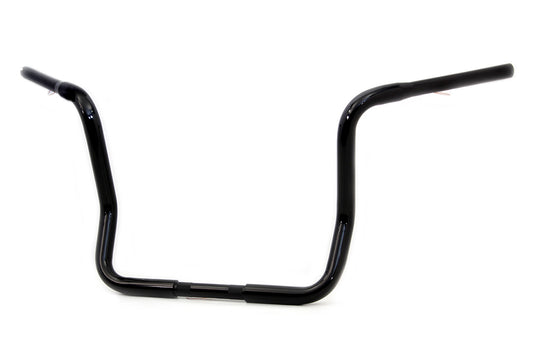 HARLEY 14 inch Dresser Ape Hanger Handlebar with Indents Black Fits 1982-2007 FLT, 1982-2007 FLT,