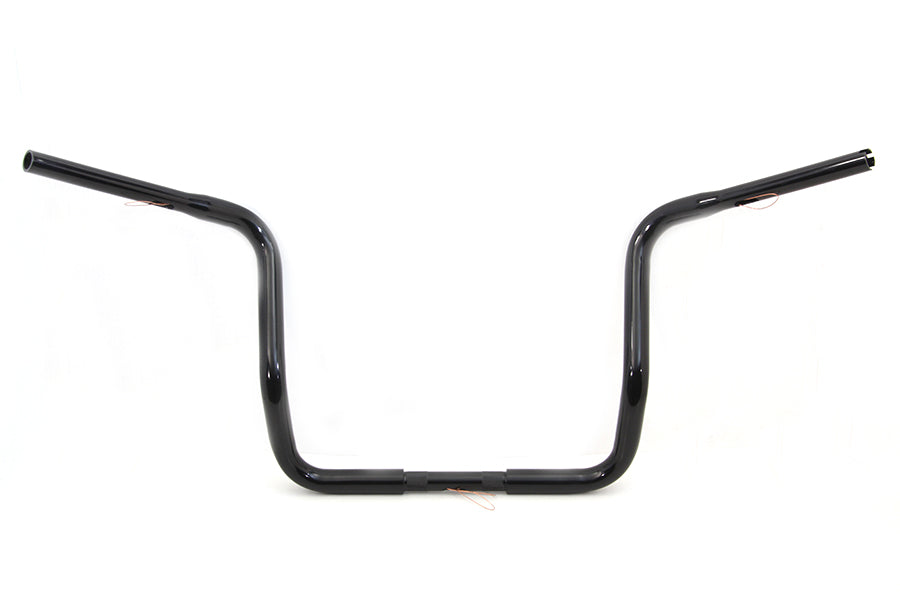 HARLEY 14 inch Dresser Ape Hanger Handlebar with Indents Black fits 1982-2007 FLT, 1982-2007 FLT, 1982-2007 FLHT, 1982-2007 FLHT, 1982-2007 F