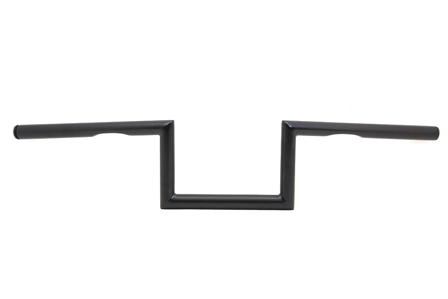 HARLEY 5-1/2 inch Z Handlebar with Indents Black fits 1982-1984 FL, 1982-1984 FX, 1982-UP XL, 1986-2017 FLST, 1984-2017 FXST, 1982-1994 FXR