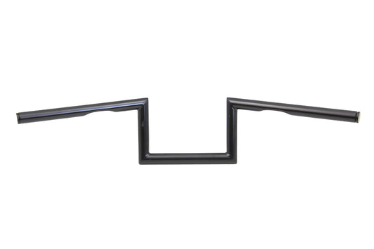 HARLEY 5-1/2 inch Z Handlebar with Indents Black fits 1982-1984 FL, 1982-1984 FX, 1982-UP XL, 1986-2017 FLST, 1984-2017 FXST, 1982-1994 FXR