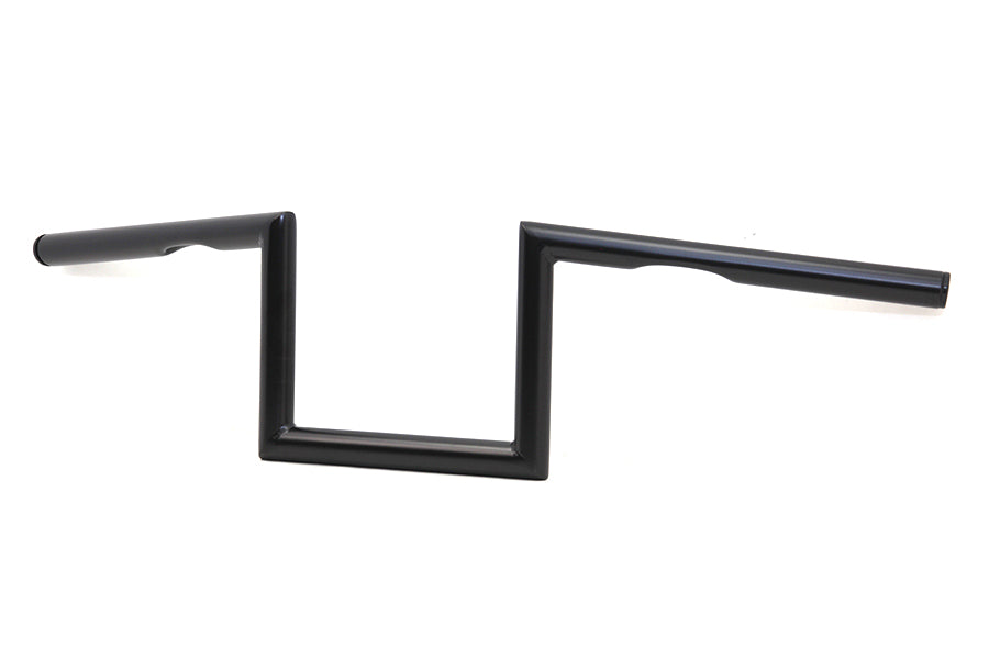 HARLEY 7 inch Z Handlebar with Indents Black fits 1982-1984 FL, 1982-1984 FX, 1982-UP XL, 1986-2017 FLST, 1984-2017 FXST, 1982-1994 FXR,