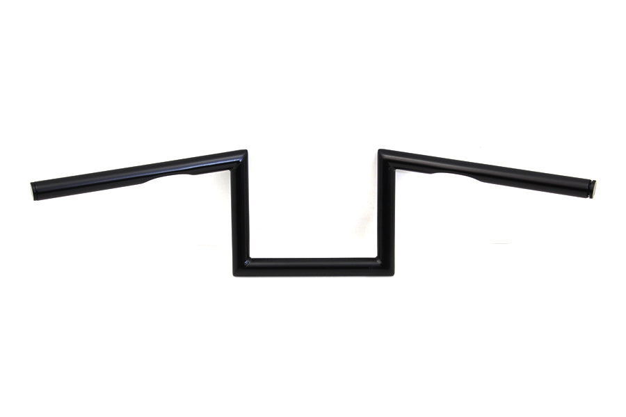 HARLEY 7 inch Z Handlebar with Indents Black fits 1982-1984 FL, 1982-1984 FX, 1982-UP XL, 1986-2017 FLST, 1984-2017 FXST, 1982-1994 FXR,