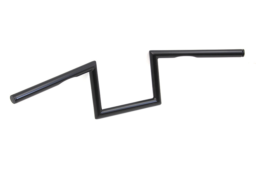 HARLEY 7 inch Z Handlebar with Indents Black fits 1982-1984 FL, 1982-1984 FX, 1982-UP XL, 1986-2017 FLST, 1984-2017 FXST, 1982-1994 FXR,