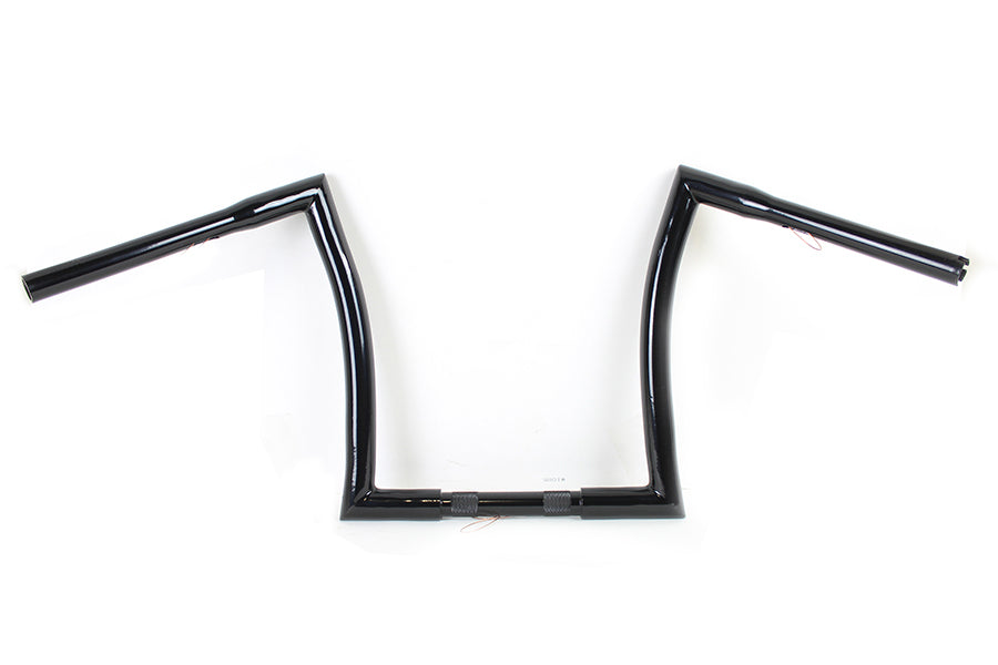 HARLEY 14 inch Z Handlebar without Indents Black fits 1984-2017 FXST, 1986-2017 FLST,