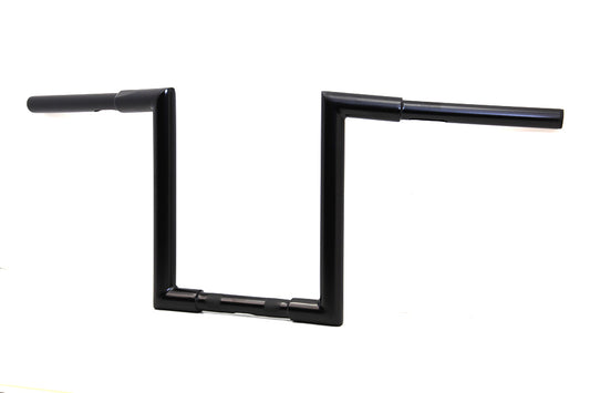 HARLEY 11 inch Fatty 'Z' Bar Handlebar without Indents Black Fits 1974-1981 FL, 1974-1981 FX, 19