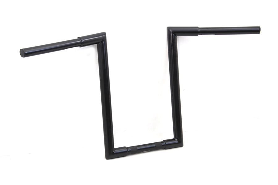 HARLEY 14 inch Fatty 'Z' Bar Handlebar without Indents Black fits 1974-1981 FL, 1974-1981 FX, 1974-1981 XL,